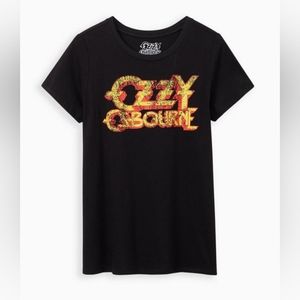 NWT Torrid 1 Classic Fit Crew Tee - Ozzy Osbourne Black